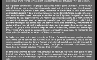Solidarité des ultras