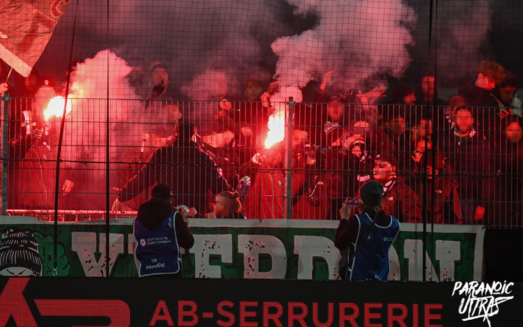Une banderole à Yverdon